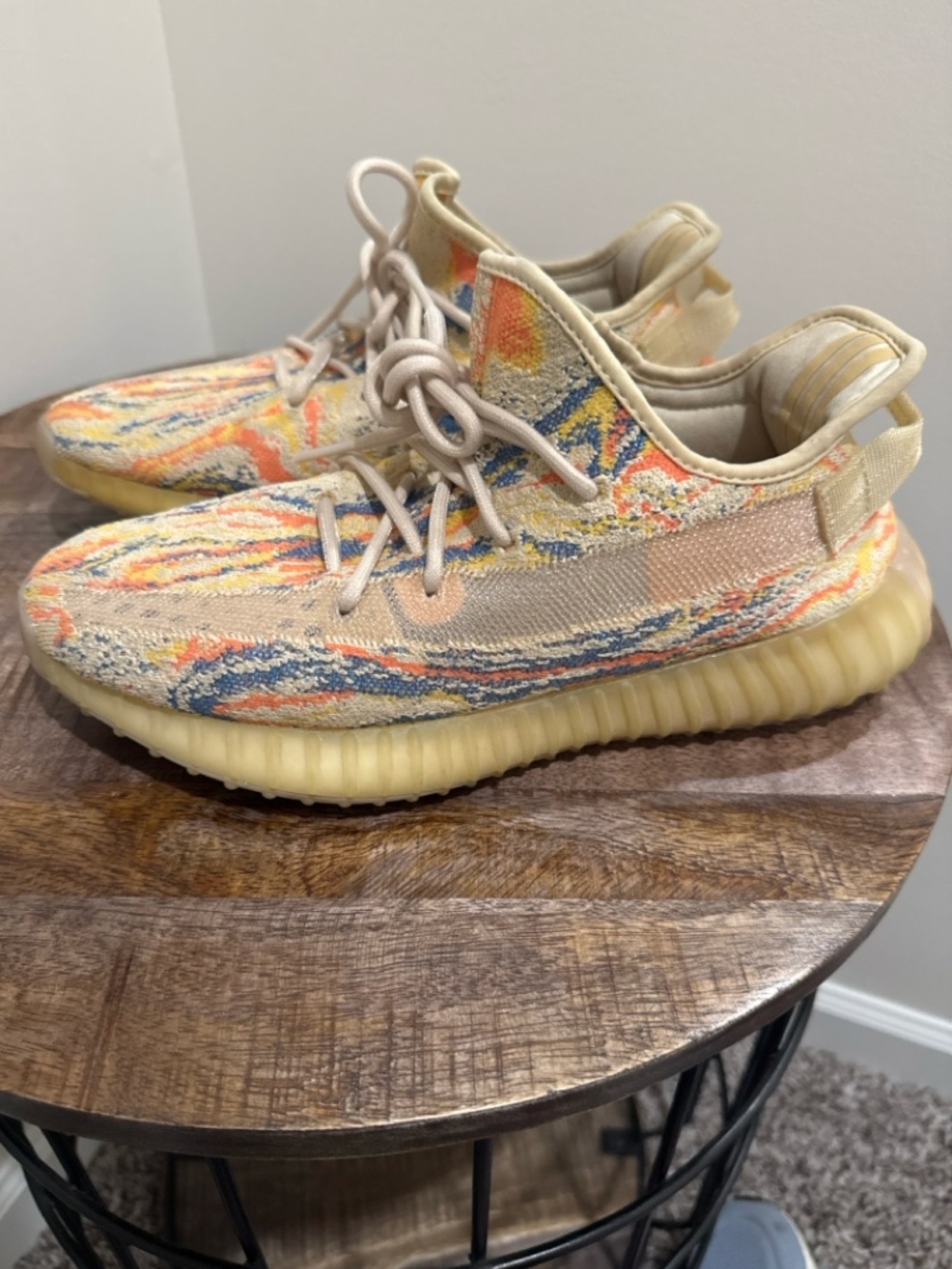 Yeezy Boost 350 V2 Neutral Multi Marble Knit Sneakers